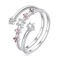 925 Sterling Silver CZ Pavé Ring