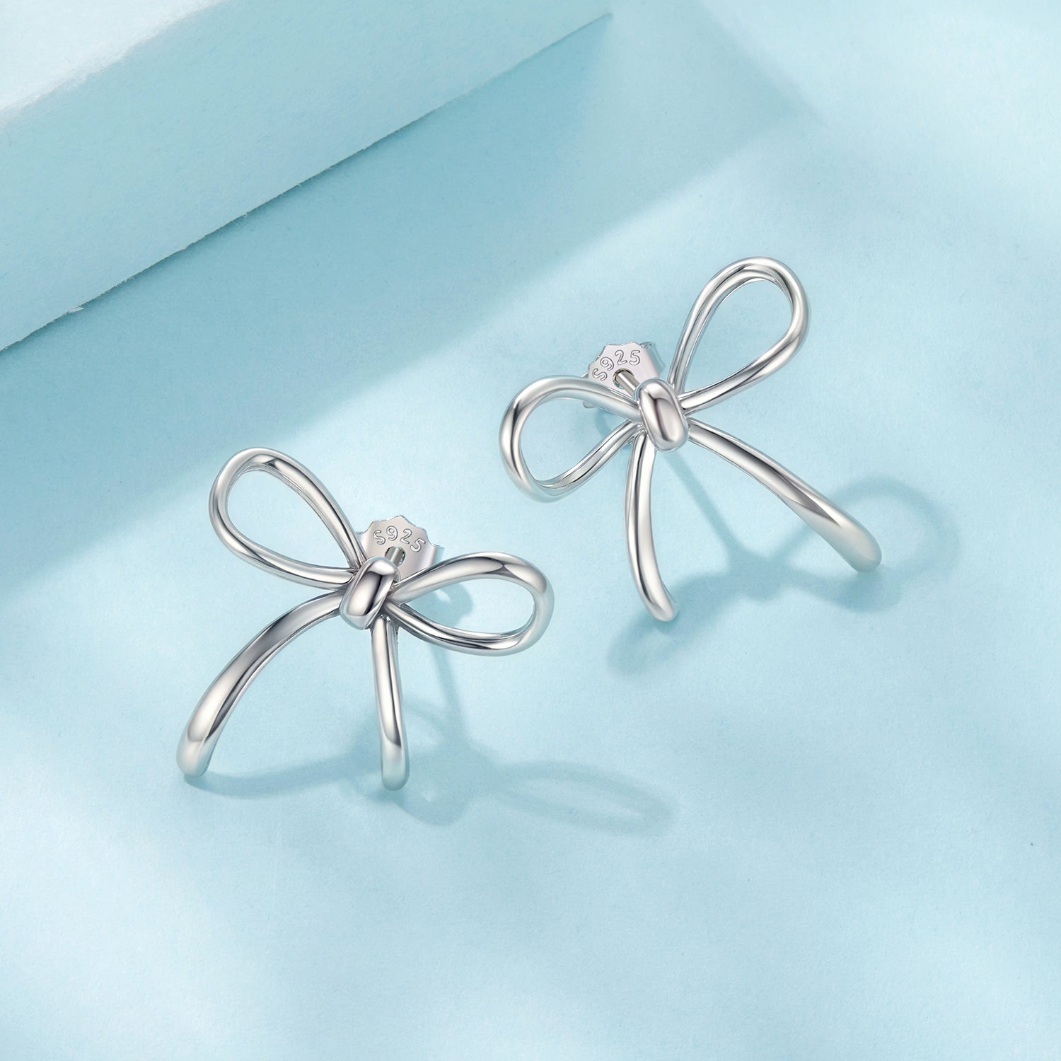 925 Sterling Silver Earrings in Oxidized Finish - Size 1.7*1.8cm for Women