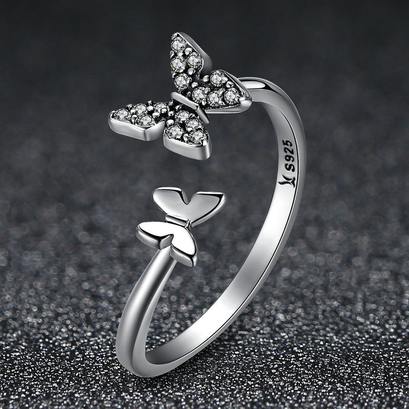 925 Sterling Silver Engagement Ring for Women