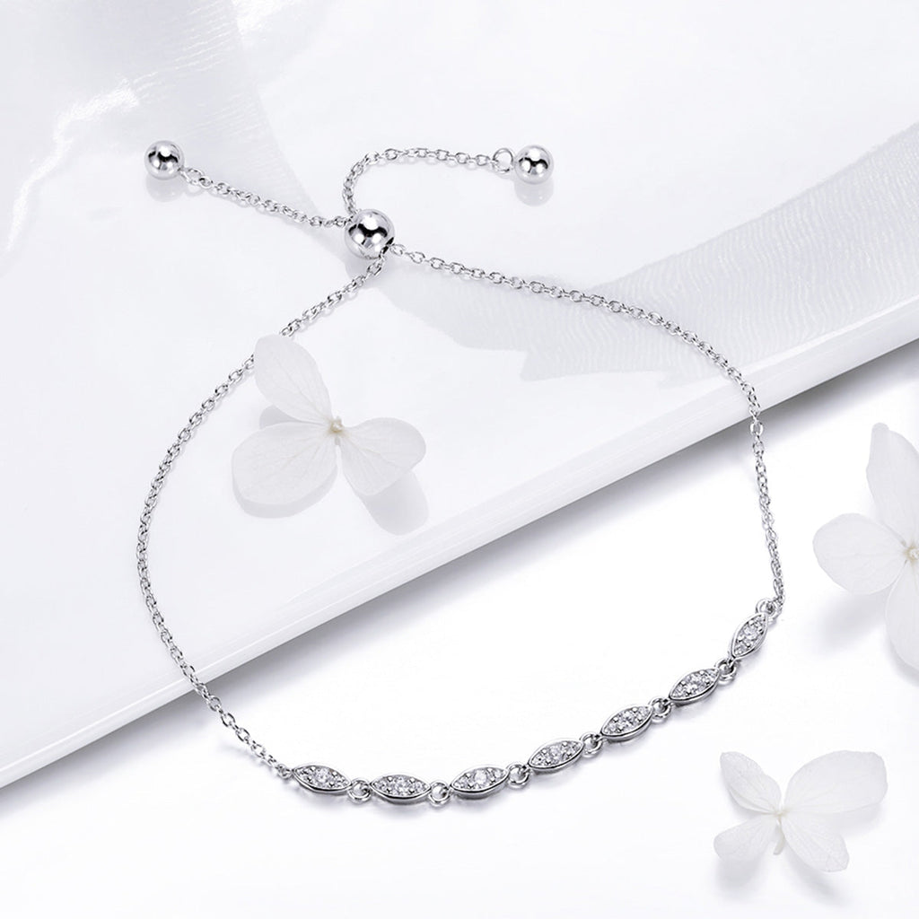 925 Sterling Silver Bracelet 22cm for Women