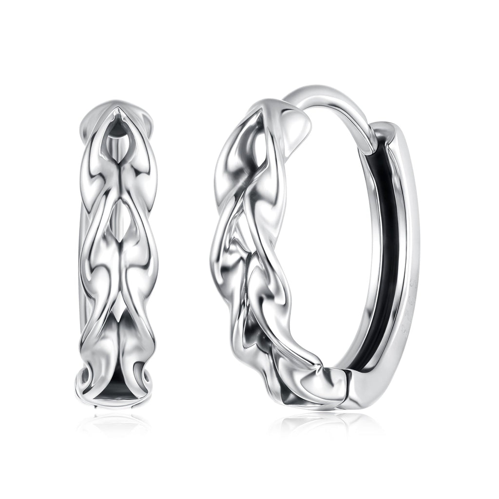 925 Sterling Silver Earrings for Women with Oxidized Finish