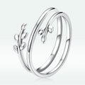 925 Sterling Silver Oxidized Ring for Women