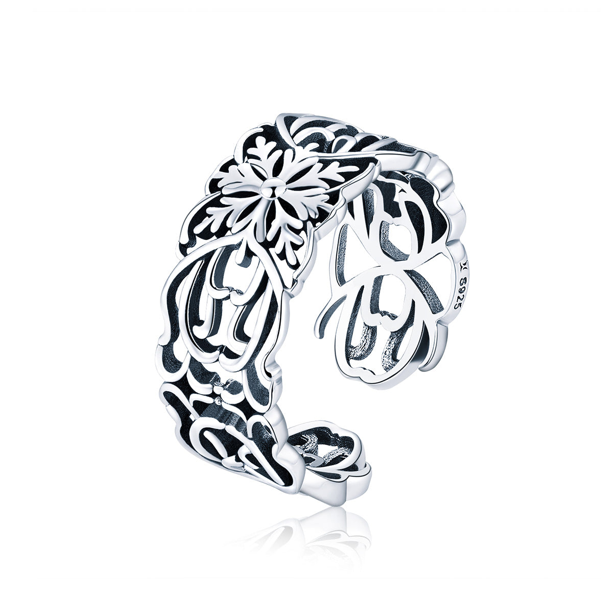 S925 Sterling Silver 0.8cm Width Ring
