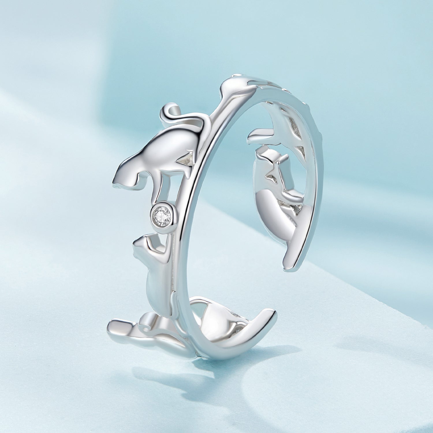 925 Sterling Silver Pavé Setting CZ Ring - Width 1.5-6.5mm for Women