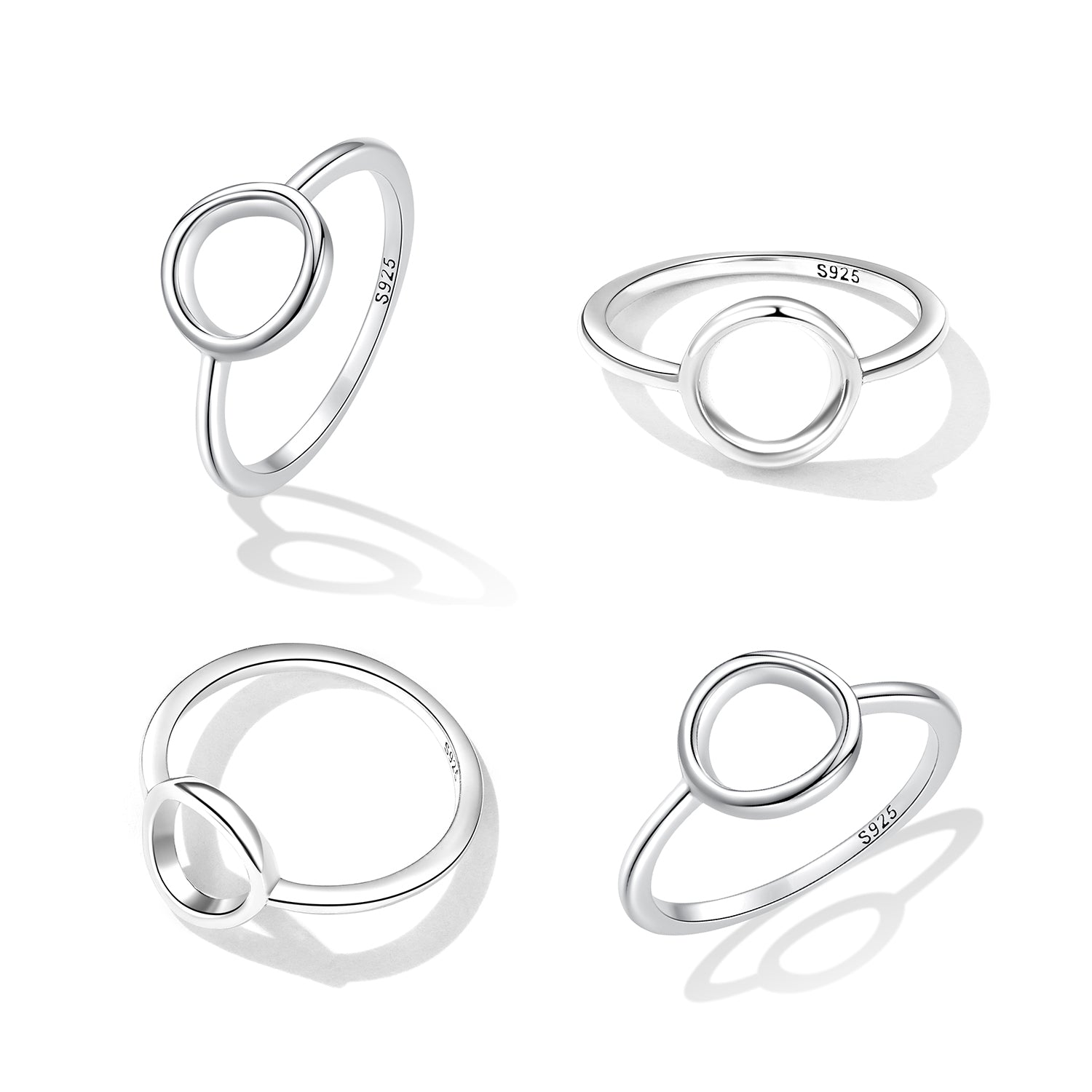 925 Sterling Silver Oxidized Ring Size 6.0 for Women