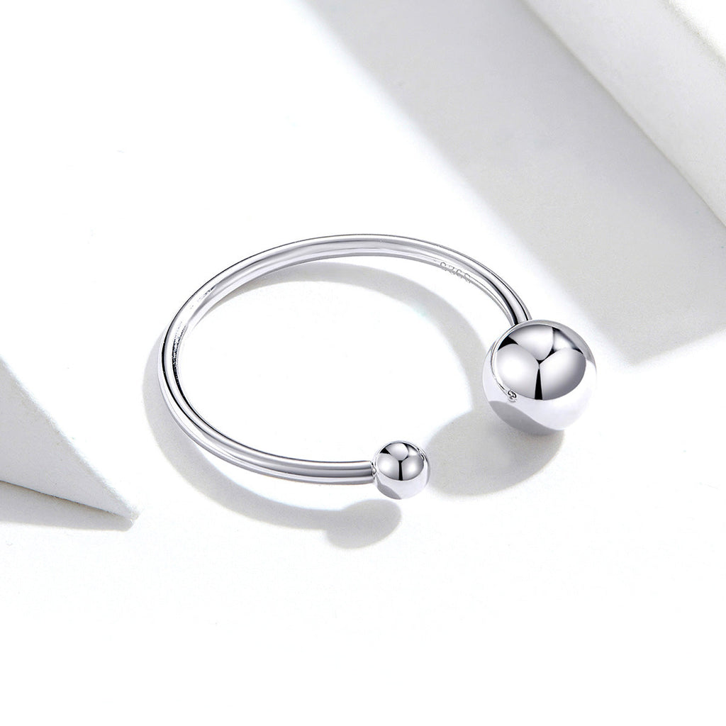 S925 Sterling Silver Plated Platinum Ring