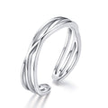 S925 Sterling Silver Ring 0.4cm Width