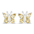 0.88 Carat Genuine Citrine .925 Sterling Silver Earrings