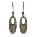 1.20 Carat Genuine Diamond .925 Sterling Silver Earrings