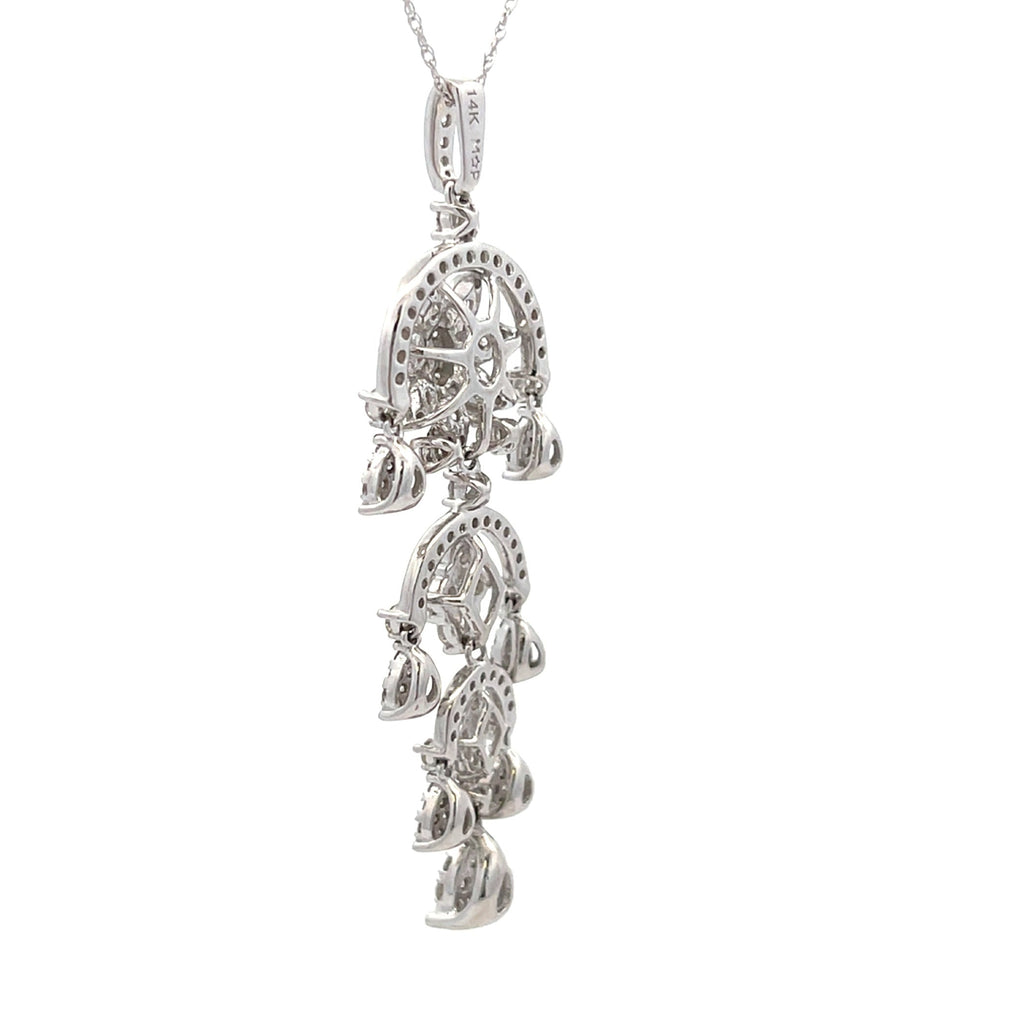 1.50ct Diamond Fashion Pendants 14KT White Gold