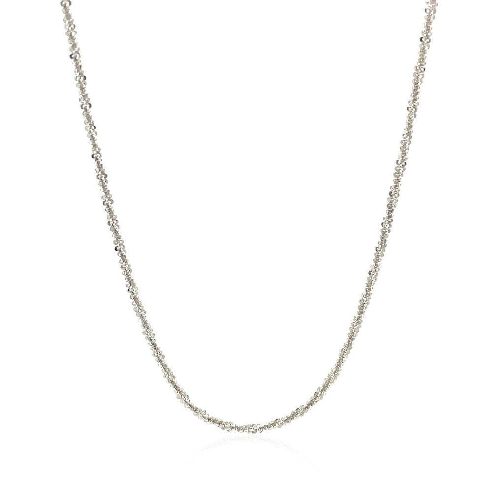 Sterling Silver 1.5mm Adjustable Sparkle Chain