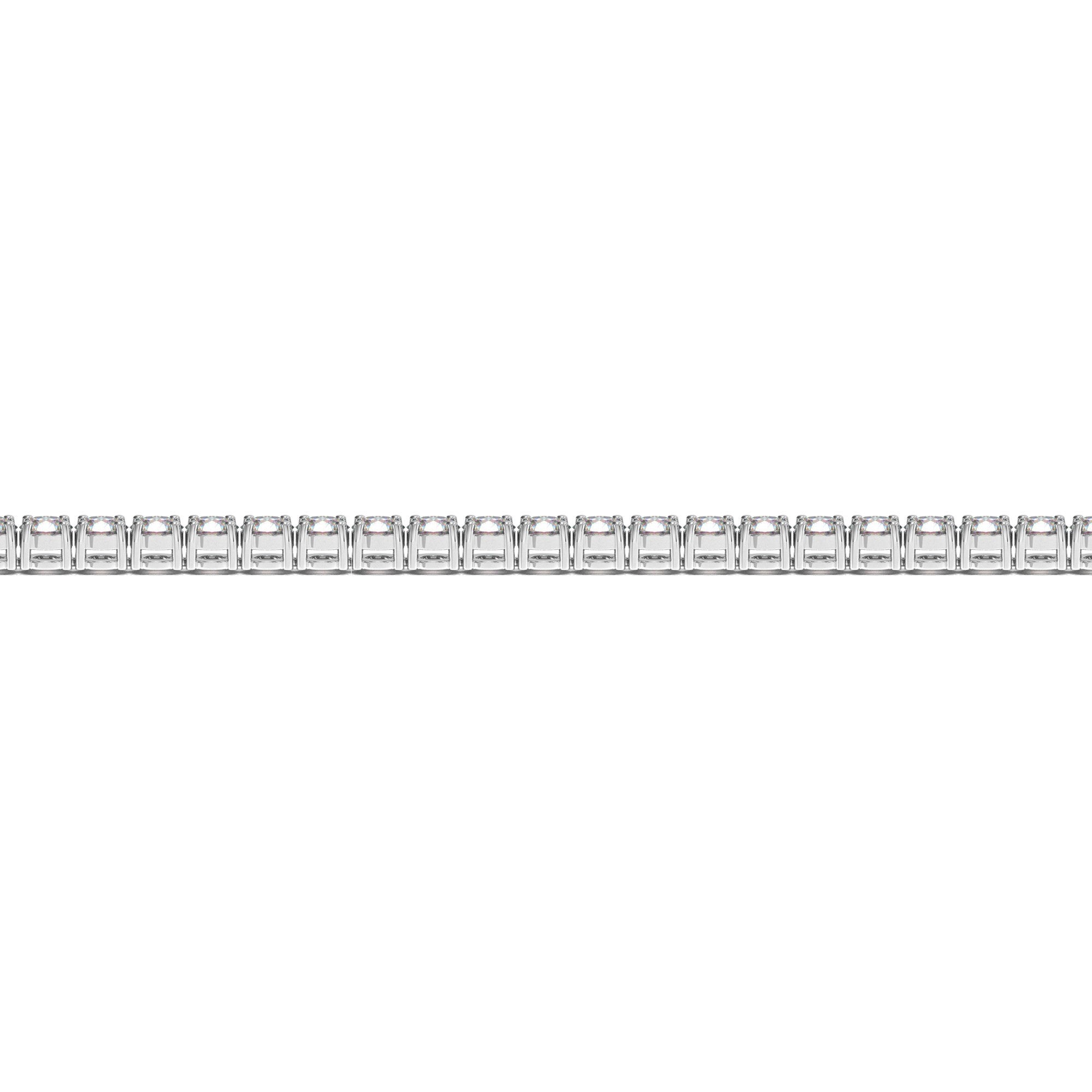 Lab Grown Round Diamond Tennis Bracelet in 14k White Gold (4 cctw F/G  VS2/SI1)