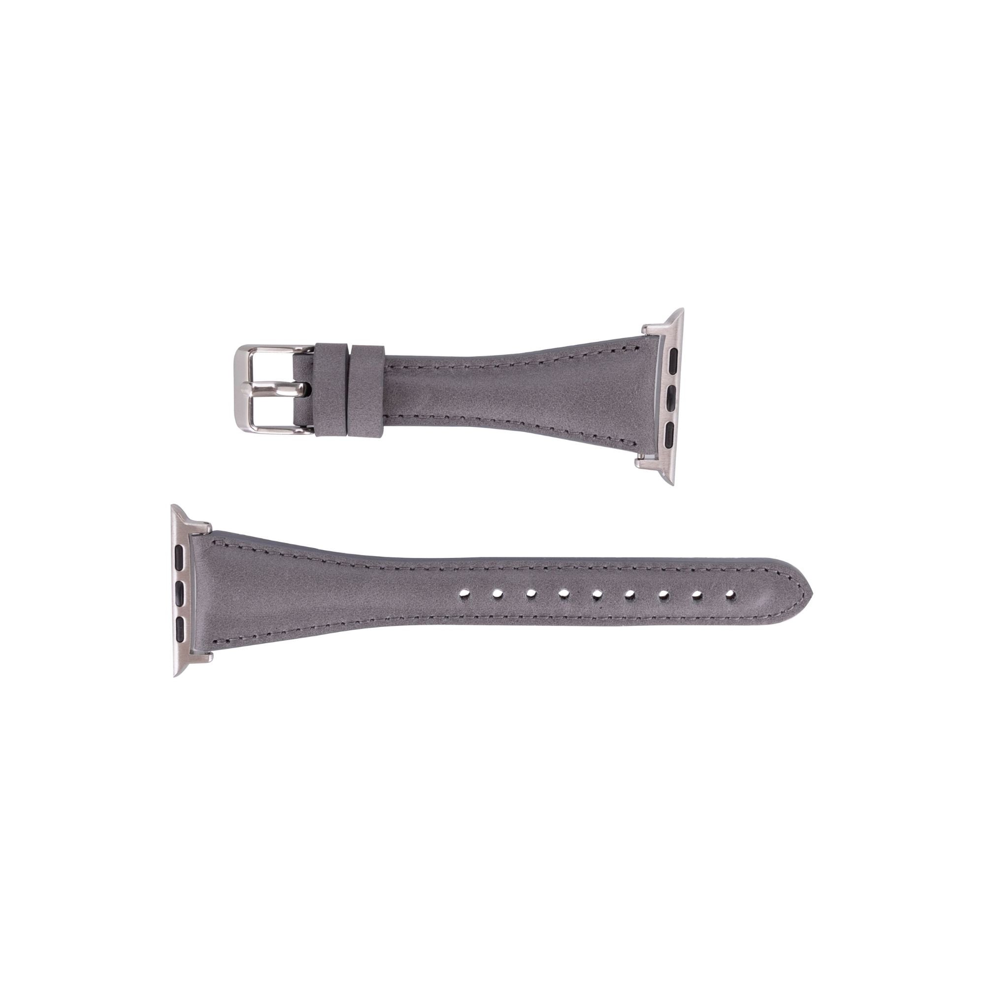 Evansville Slim Leather Bands for Apple Watch 9, Ultra 2 & SE