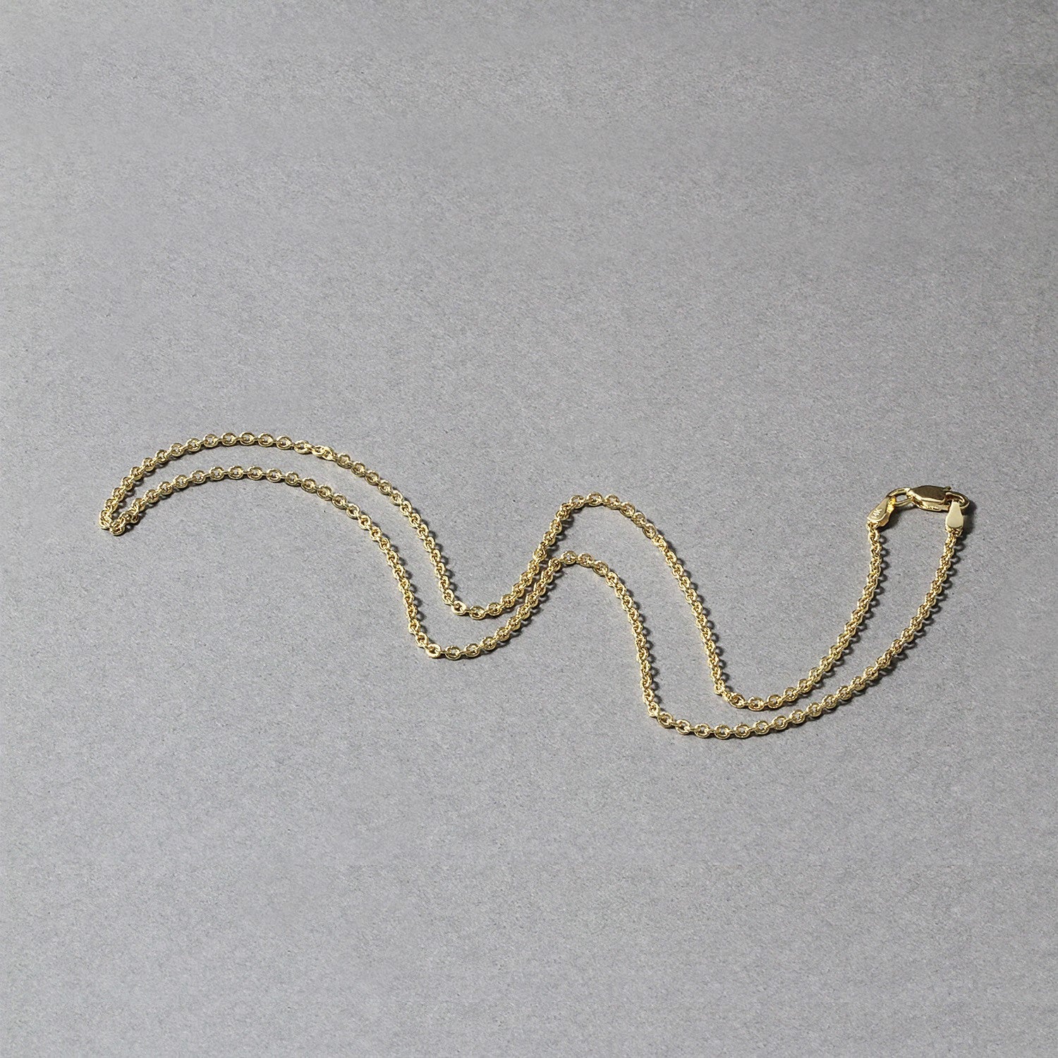14k Yellow Gold Forsantina Lite Cable Link Chain 1.9mm