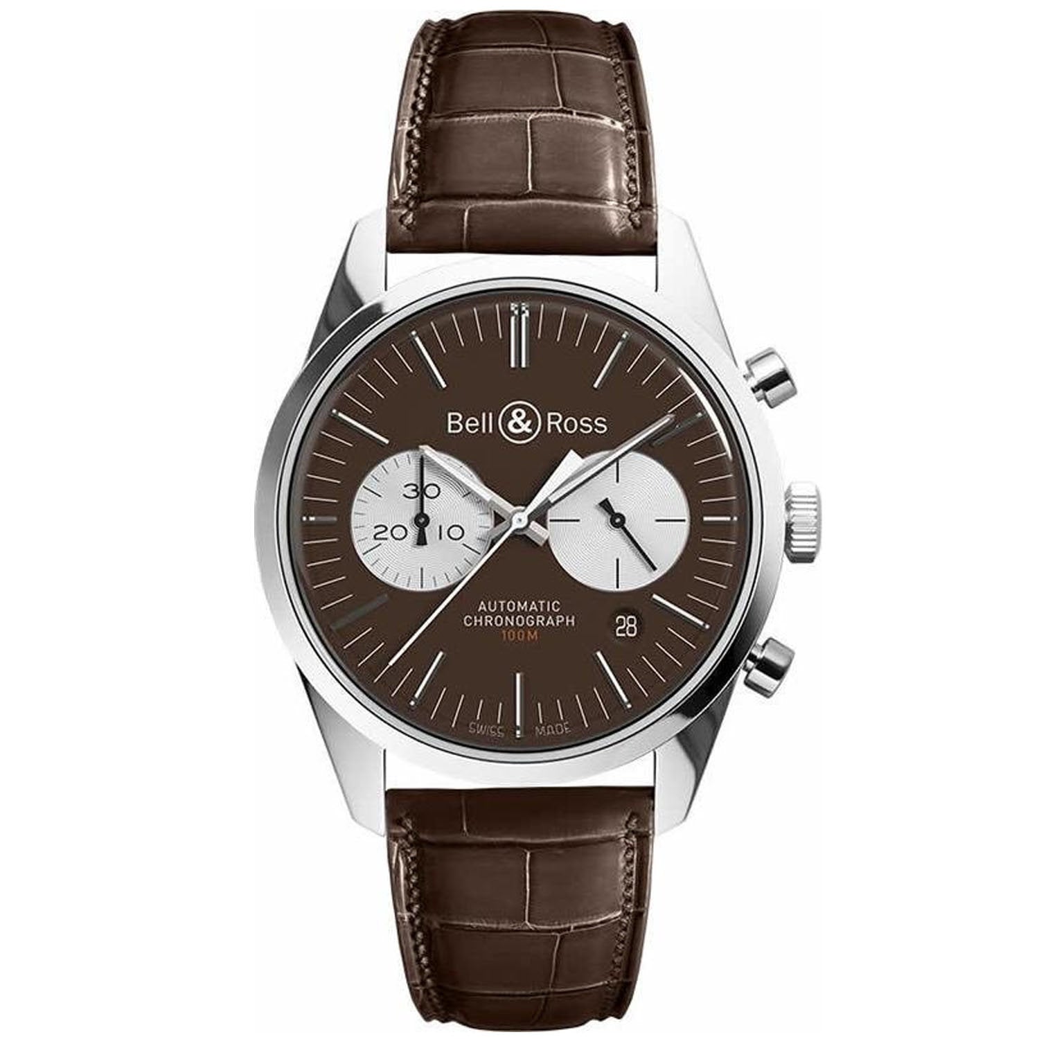 Bell & Ross Men's Officer Brown