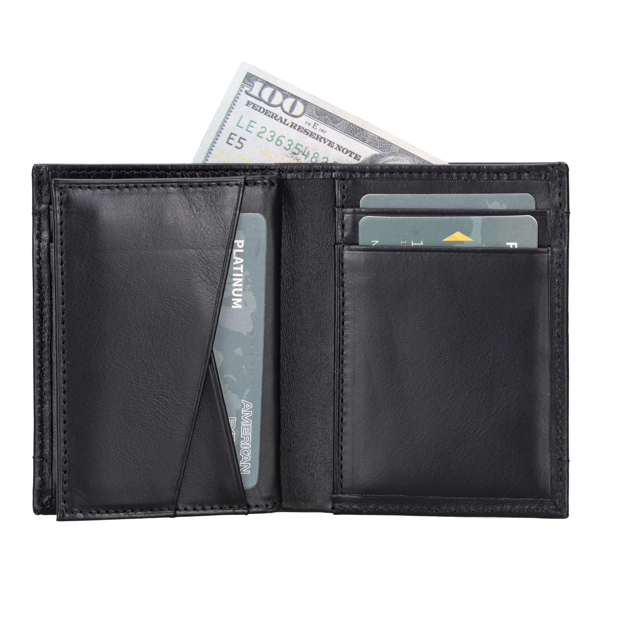 Glendo Apple AirTag Slot Leather Wallet, Handcrafted, Unisex