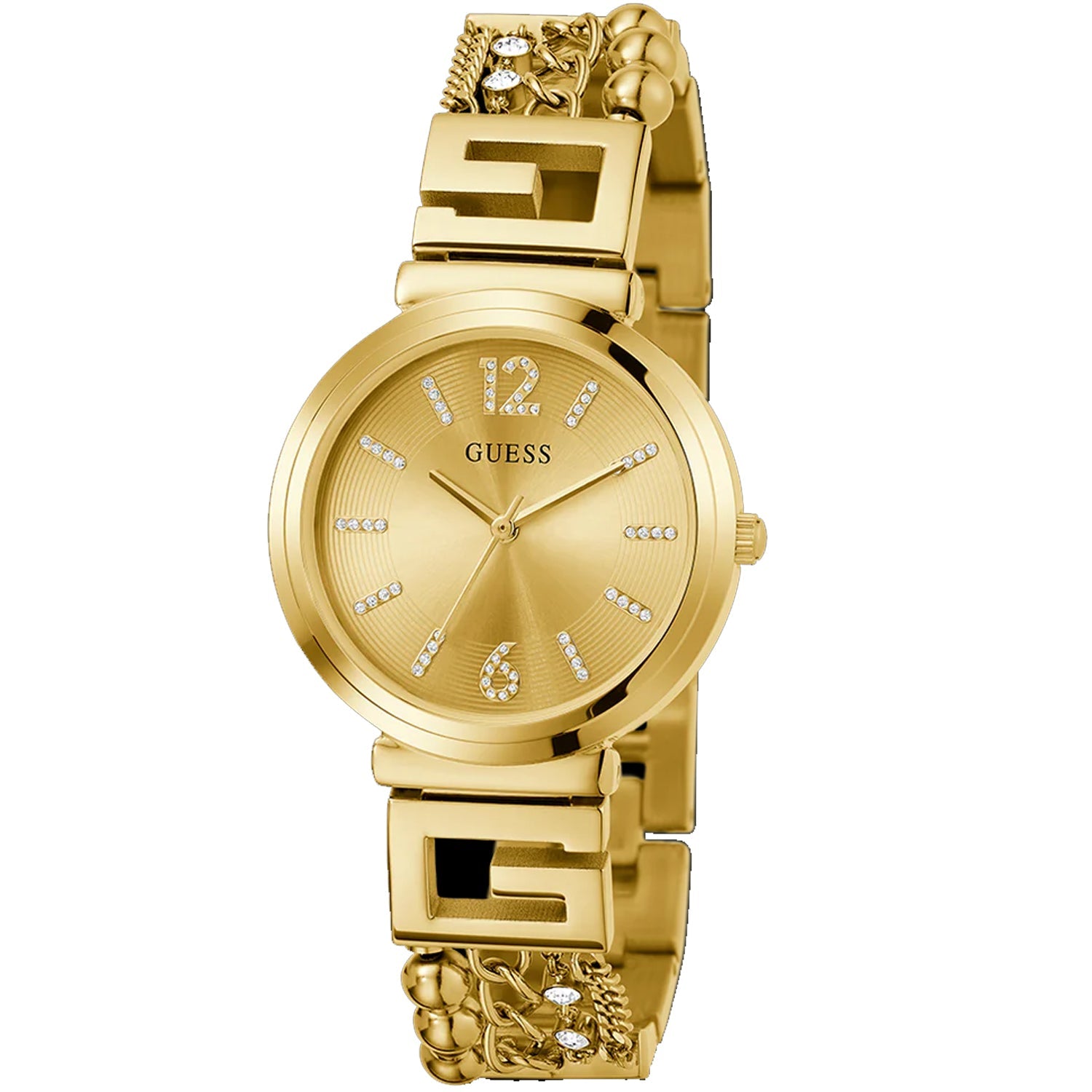 Guess Women's Gold Tone Analog