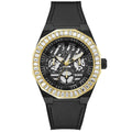 Guess Men's Black Round Dial Analog