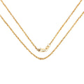 14K Yellow Gold 18inch 1.5mm Lite Rope Chain with Lobster Clasp