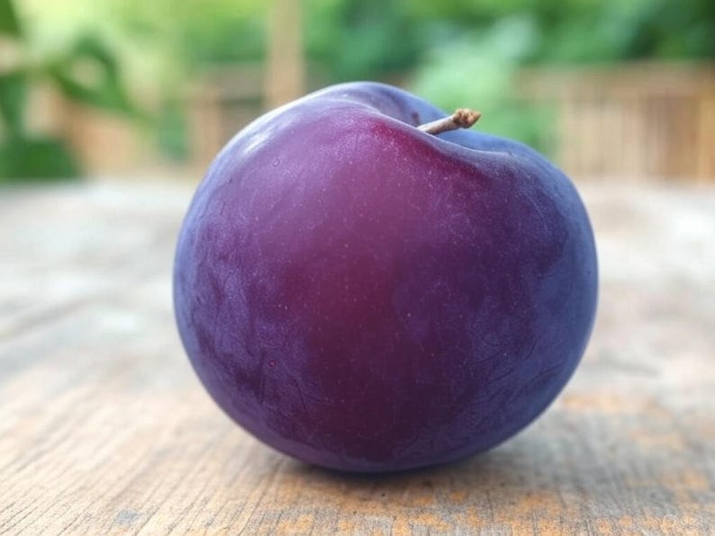 Sapalta Cherry Plum Tree Seedling 12-18" Deep Purple Fruit Prunus salicina Hybrid - Live Plant, Not Seeds