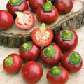 Red Cherry Sweet Pepper Seeds – 250mg for Planting, Heirloom Variety, Mild Crunchy, High Yield, Great for Snacking & Pickling, Garden Ready