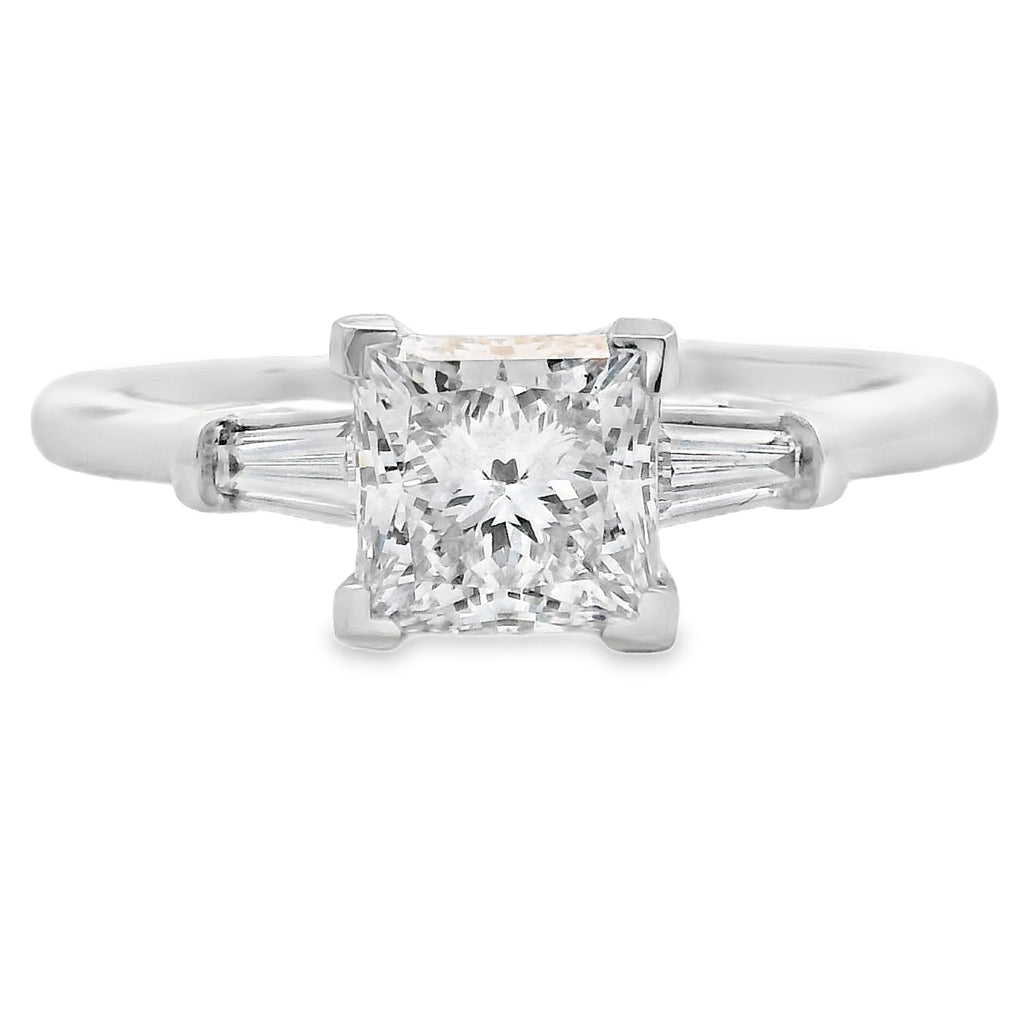 Genuine 1.12ct Lab Grown Diamond  10KT White Gold