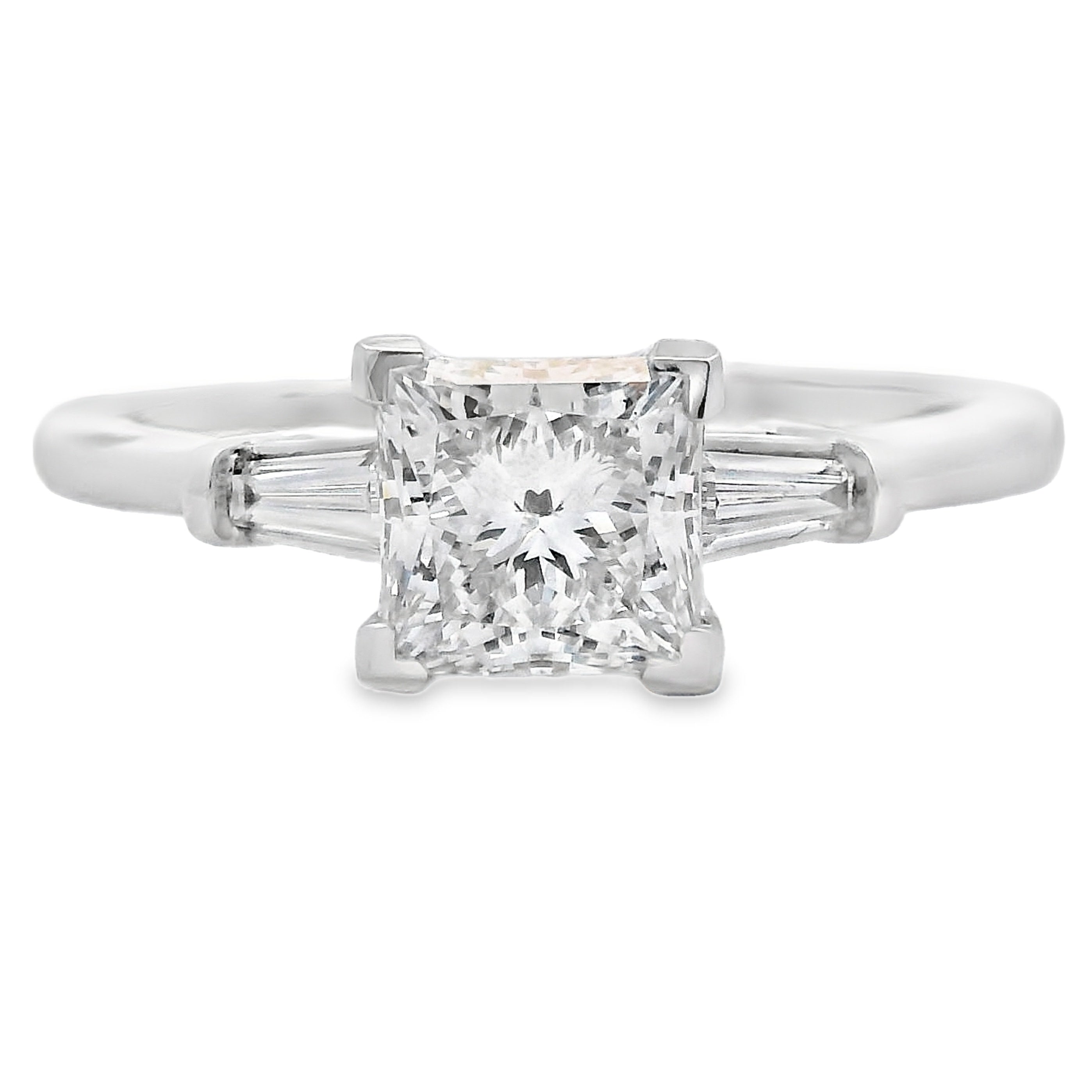 Genuine 1.12ct Lab Grown Diamond  10KT White Gold