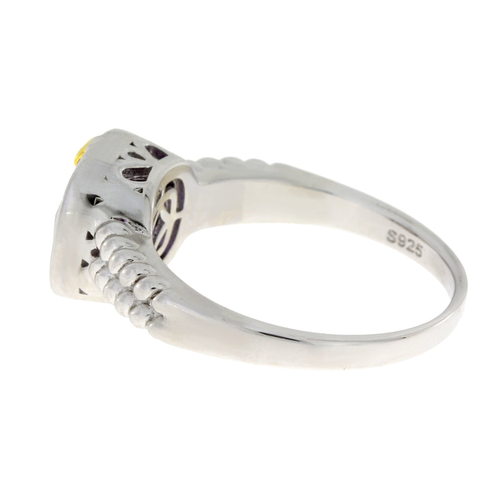 Cubic Zirconium Ring Sterling Silver