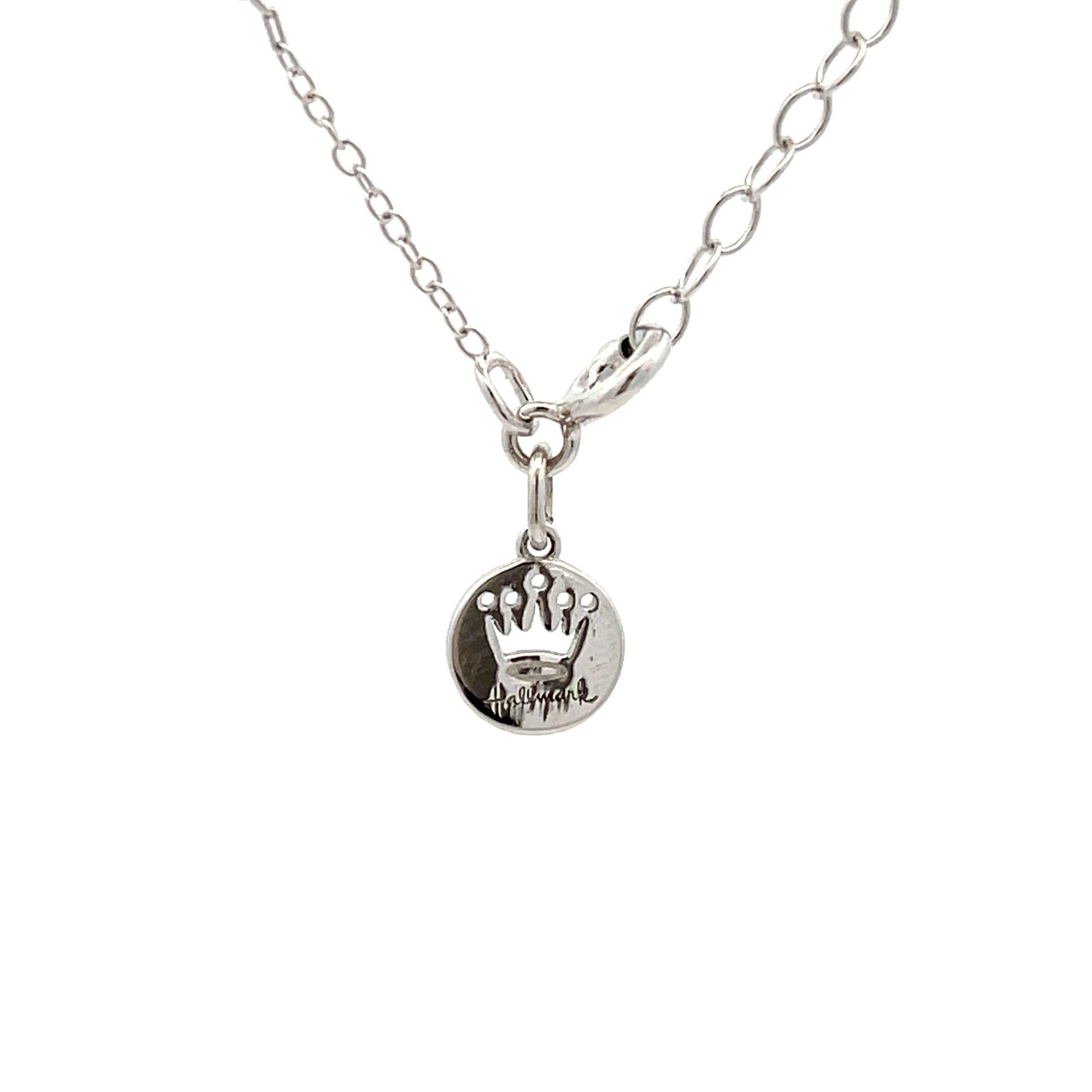 .08ct Black Diamond Animal Pendant Sterling Silver