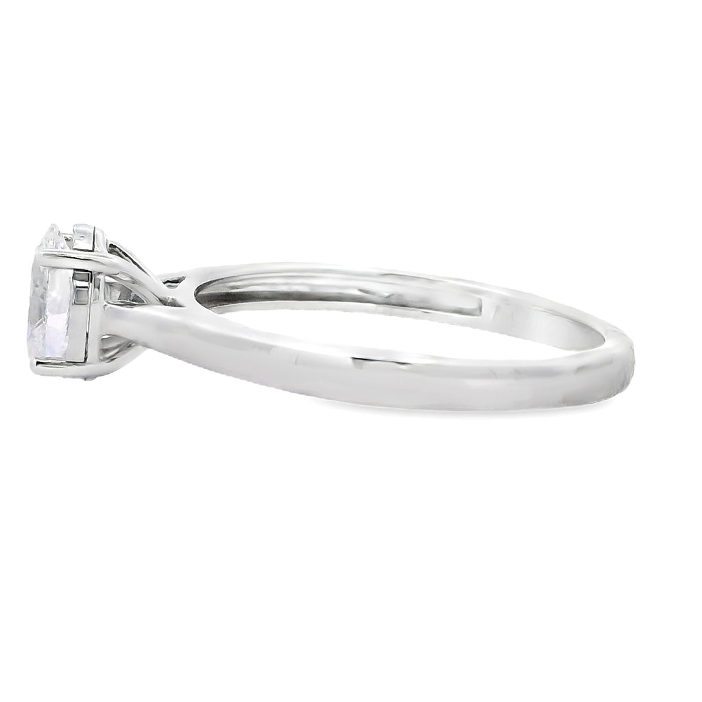 Genuine .50ct Lab Grown Diamond  10KT White Gold