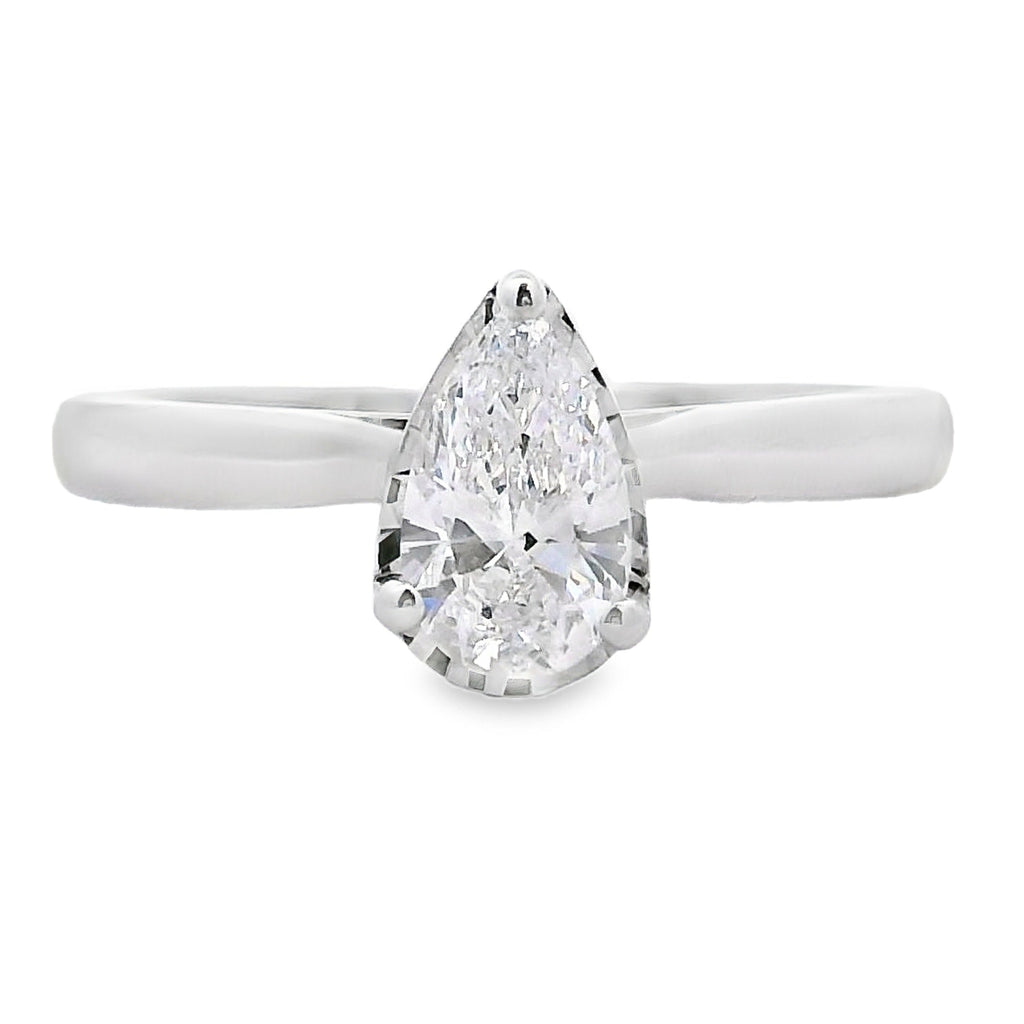 Genuine .50ct Lab Grown Diamond  10KT White Gold