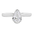 Genuine .50ct Lab Grown Diamond  10KT White Gold