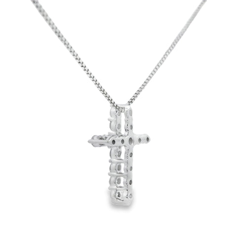 .15ct Diamond Cross Religious Pendant 14KT Yellow Gold