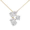 Lab Grown Diamond Fashion Pendants 14KT Yellow Gold