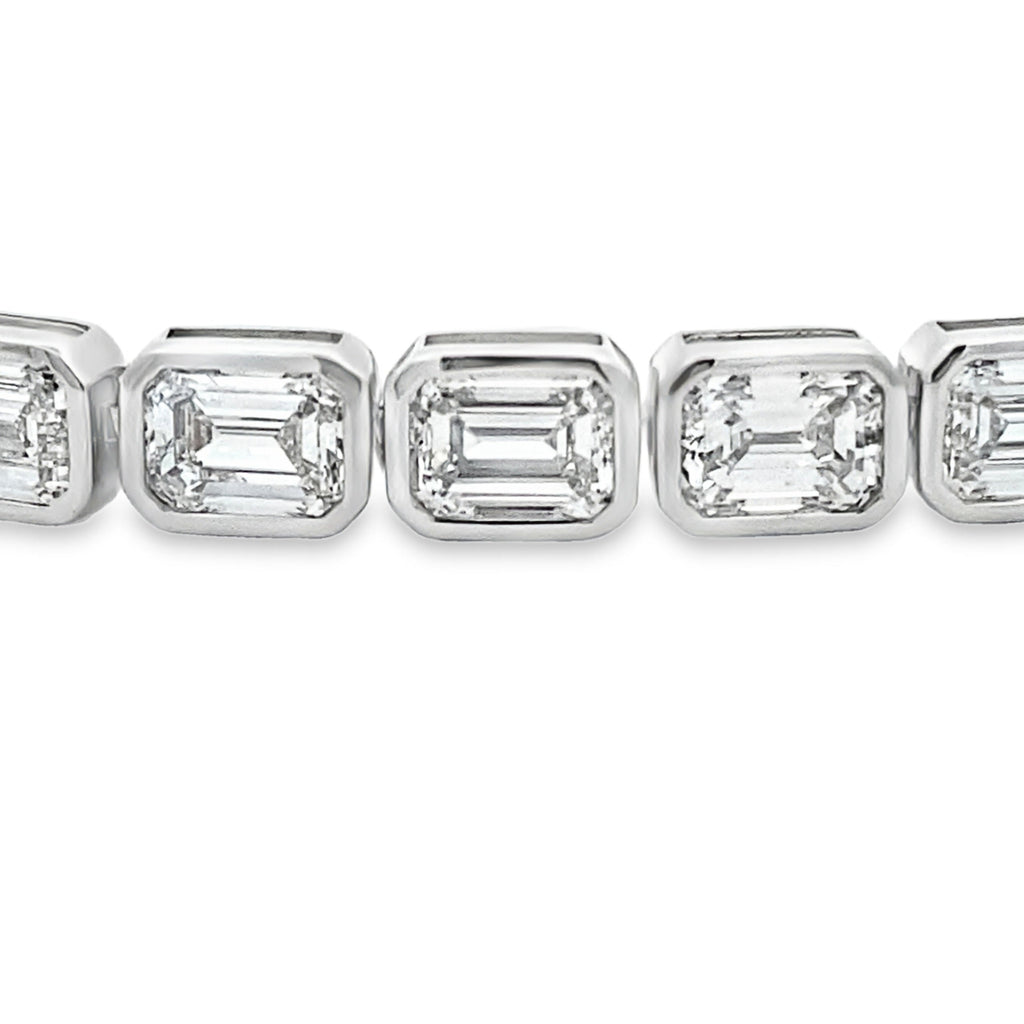 Lab Grown Diamond Tennis Bracelet 14KT White Gold