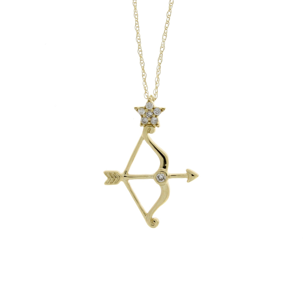 .07ct Diamond Fashion Pendants 14KT Yellow Gold