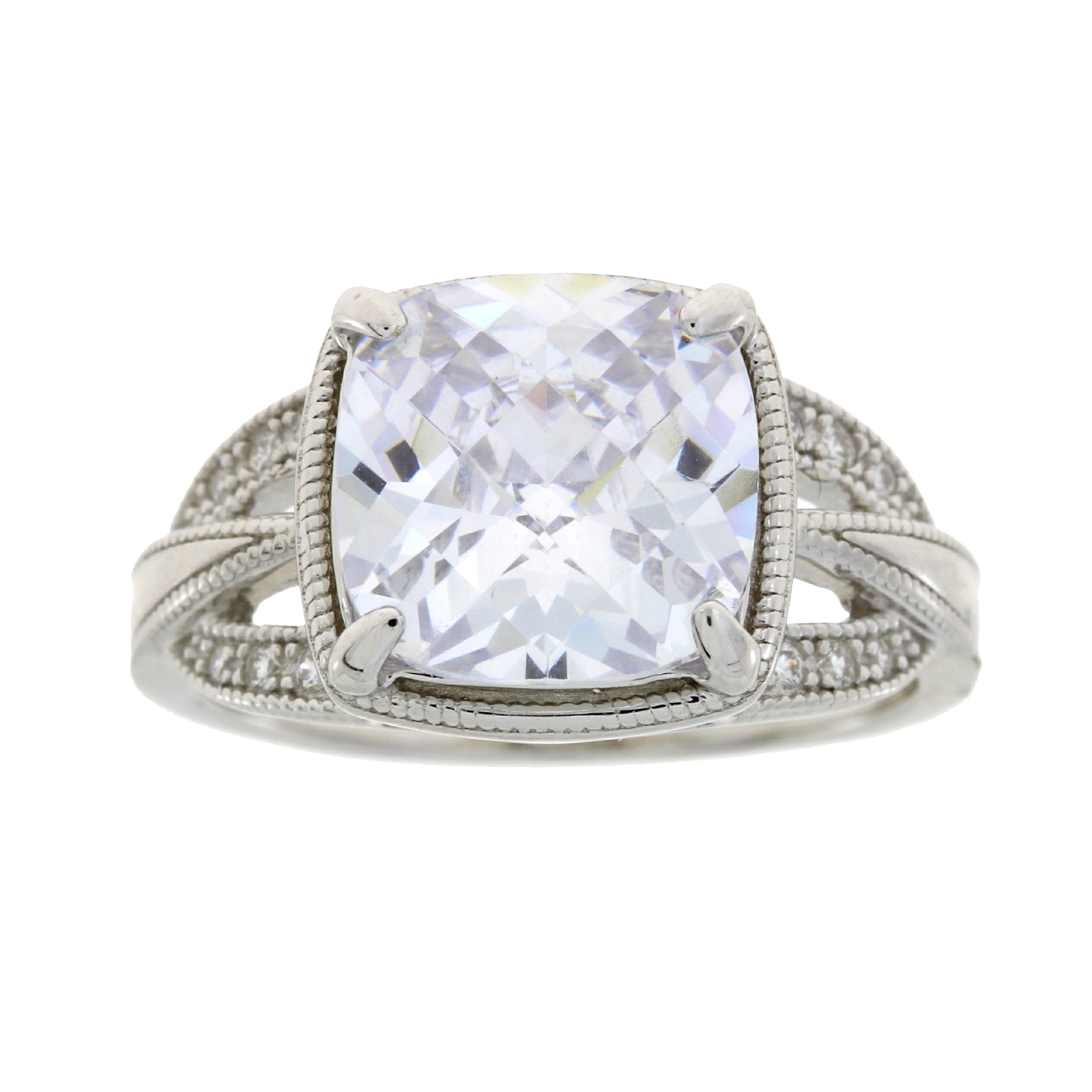 Cubic Zirconium Ring Sterling Silver