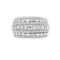 3.00ct Diamond Wedding Band Ring 10KT White Gold