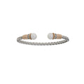 FW Pearl Bangle Bracelet Sterling Silver