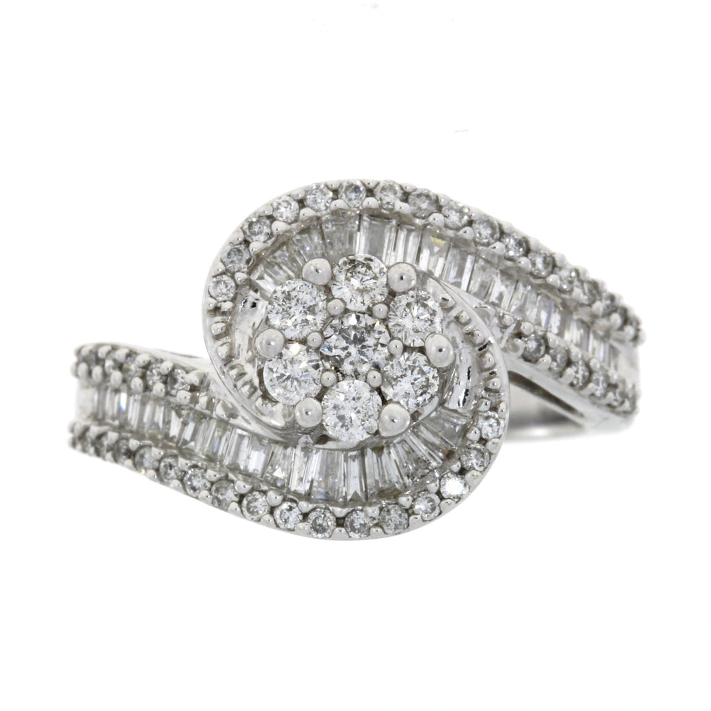 1.00ct Diamond Ring 14KT White Gold