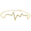 .10ct Diamond Bracelet 14KT Yellow Gold