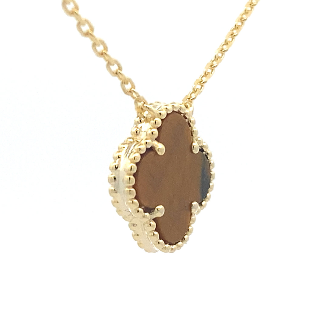 Natural Tigereye Fashion Pendants Sterling Silver