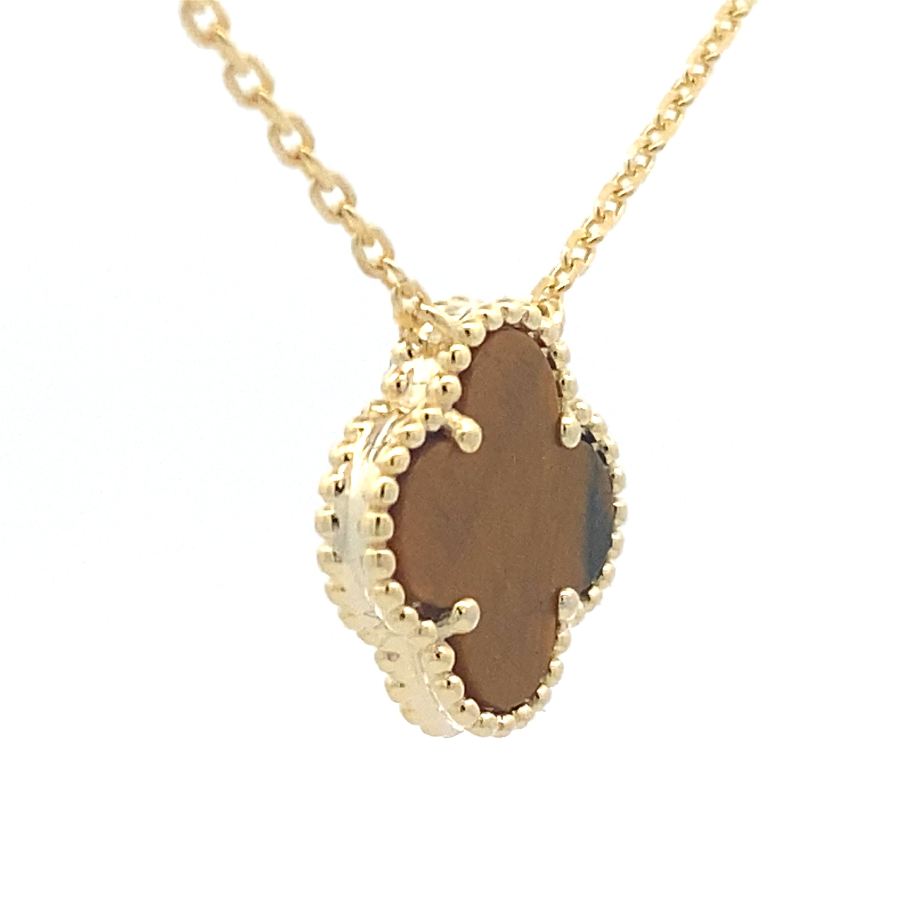 Natural Tigereye Fashion Pendants Sterling Silver