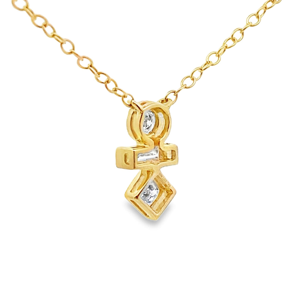 Lab Grown Diamond Fashion Pendants 10KT Yellow Gold