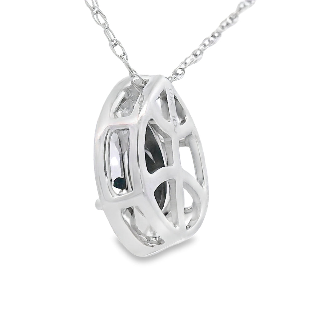 .03ct Onyx Diamond Fashion Pendants 10KT White Gold