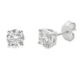 1.00ct Lab Grown Diamond Stud Earrings Sterling Silver
