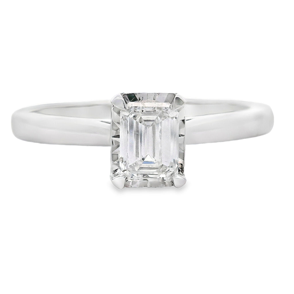 Natural .50ct Lab Grown Diamond  10KT White Gold