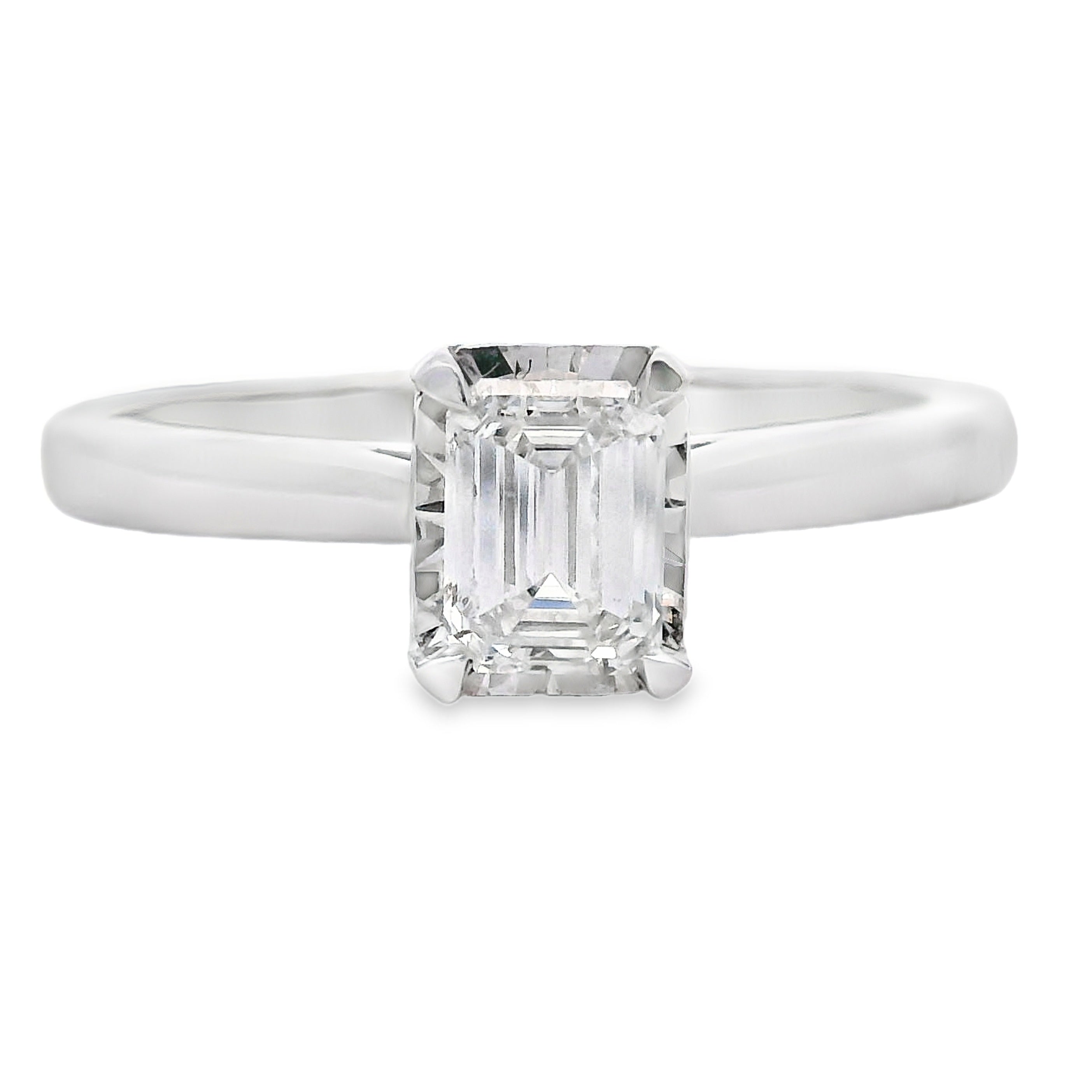 Natural .50ct Lab Grown Diamond  10KT White Gold