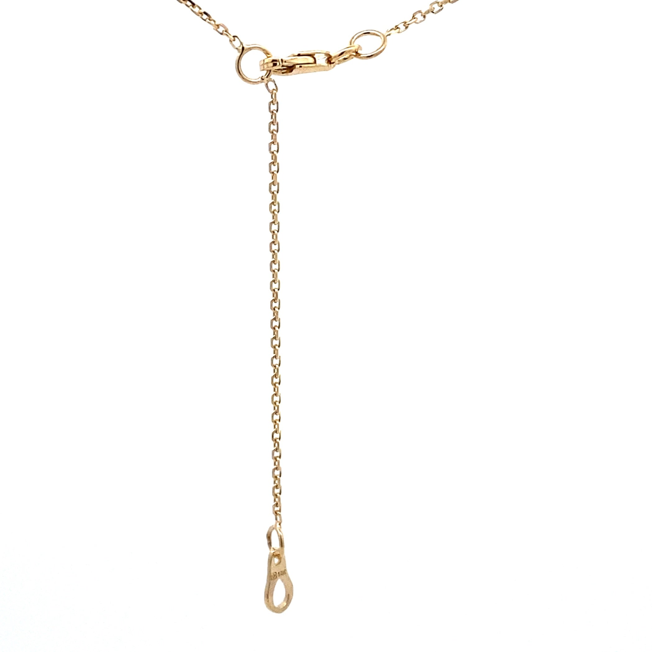 Sapphire Diamond Fashion Pendants 10KT Yellow Gold