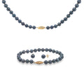 Akoya Pearl Jewelry sets 14KT Yellow Gold